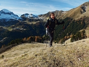 34 e saliamo per pratoni la ripida dorsale dell'Arete...